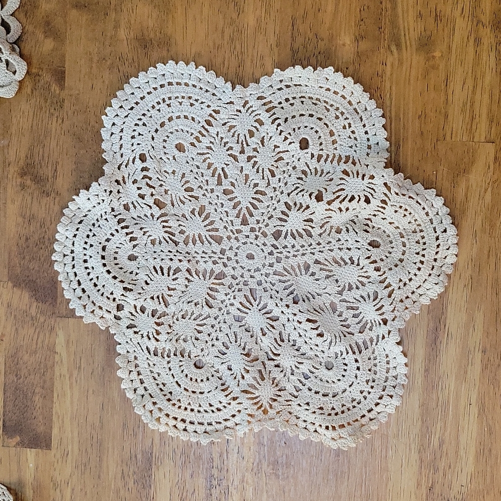 Vintage Hand Crocheted Doily